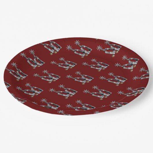 Zilveren Papieren Bordje (Gekanteld)