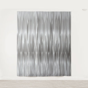 Zilveren Party Fotografie Faux Tinsel Achtergrond Wandkleed