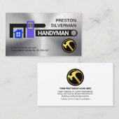 Zilveren pijplijn — Huur voor reparatie Visitekaartje (Voorkant / Achterkant)