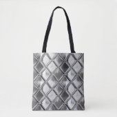 Zilveren Plaat Patroon Tote Bag (Voorkant)