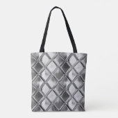 Zilveren Plaat Patroon Tote Bag (Achterkant)