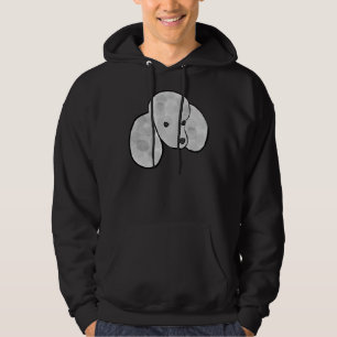 Zilveren poedel hoodie