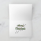 Zilveren Poedel Kerst of Vakantie Kaarten Notities (Binnen)