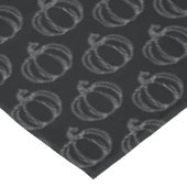 Zilveren pompoen Halloween Tafelkleed (Gekanteld)