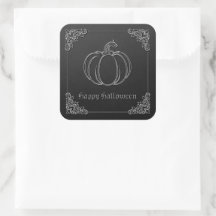 Zilveren pompoen Halloween