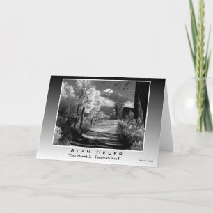 Zilveren print - "Taos Mountain - Penetente Road" Kaart