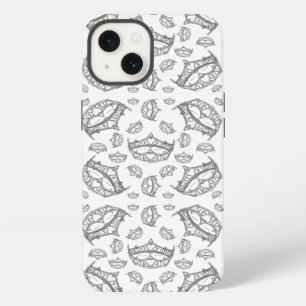 Zilveren Queen of Hearts kroon tiara iphone 6 hoes 13 Hoesje