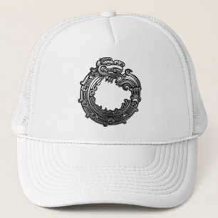 Zilveren Quetzalcoatl Trucker Pet