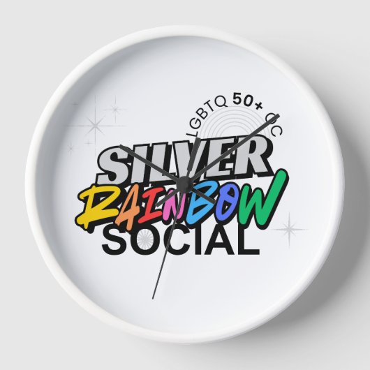 Zilveren Regenboog Sleutelhanger (Voorkant)
