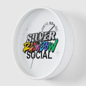 Zilveren Regenboog Sleutelhanger (Hoek)
