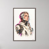 Zilveren Requiem Canvas Afdruk (Voorkant)