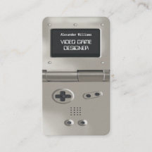 Zilveren Retro Stijl Gameconsole Gameontwerper