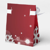 Zilveren Rode Winter 40e Verjaardag Dank u Bedankdoosjes (Achterkant)