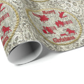 Zilveren Rodeo Belt gesp Cadeaupapier (Rol Hoek)