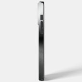 Zilveren Roestvrij platina Staal Print Case-Mate iPhone Case (Achterkant / Links)