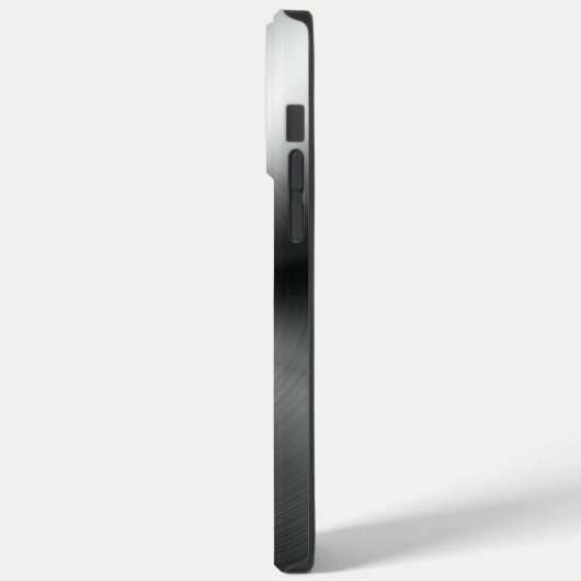 Zilveren Roestvrij platina Staal Print Case-Mate iPhone Case (Achterkant / Links)