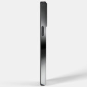 Zilveren Roestvrij platina Staal Print Case-Mate iPhone Case (Achterkant / Rechts)