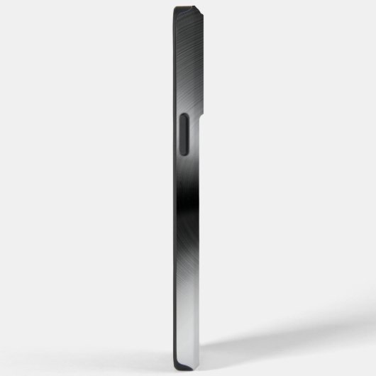 Zilveren Roestvrij platina Staal Print Case-Mate iPhone Case (Achterkant / Rechts)