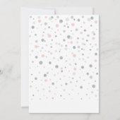 Zilveren & Roze Ballonnen Modern 18e Verjaardagsfe Kaart (Achterkant)