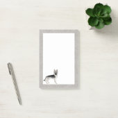 Zilveren Sable Duitse Herder Cartoon GSD Hond Grij Post-it® Notes (Kantoor)