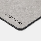 Zilveren Sable Duitse Herder Hoofd en aangepaste n Bureaumat (Hoek)