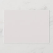 Zilveren Sage Eucalyptus bruiloft Receptie Insert Informatiekaartje (Achterkant)