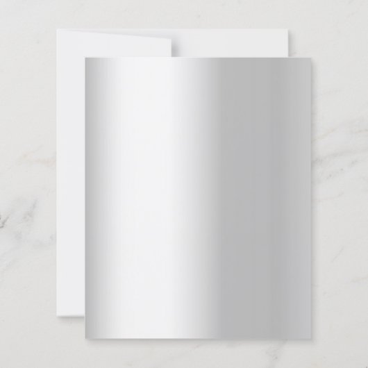 Zilveren salie groen groen groen bruiloft uitnodig (Achterkant)