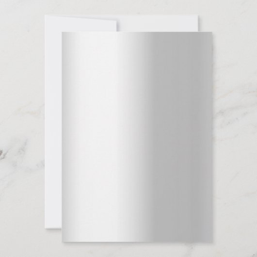 Zilveren salie groen groen groen groen bruiloft kaart (Achterkant)