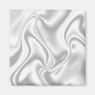 Zilveren Satijn Magneet