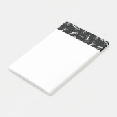 zilveren schaar | kapper | Aangepast monogram Post-it® Notes (Schuin)