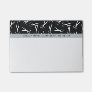 zilveren schaar   kapper   Aangepaste naam Post-it® Notes