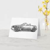 Zilveren Schaduw MX5 Kaart (Gele Bloem)