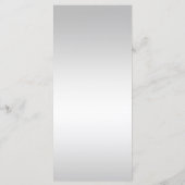 Zilveren Sequins Bow Wedding Menu (Achterkant)