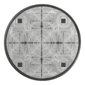 Zilveren Serenade Hockey Puck (Voorkant)