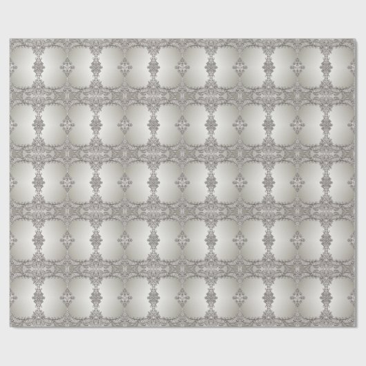 Zilveren Sieraad Modern Inpakpapier (Vlak)