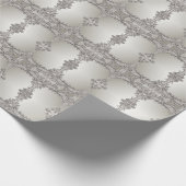 Zilveren Sieraad Modern Inpakpapier (Hoek)