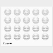 Zilveren Sieraden & Parels Bruiloft Sticker (Vel)