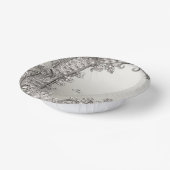 Zilveren Sierlijk Modern Papieren Kommen (Gebogen)