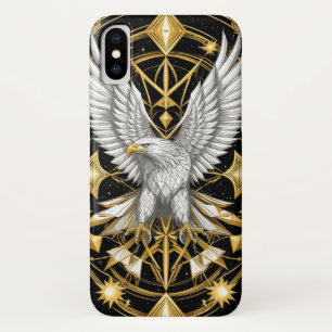 Zilveren Sierlijke Adelaar Case-Mate iPhone Case