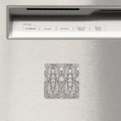 Zilveren Sierlijke Moderne Magneet (Insitu (Vaatwasser))