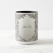 Zilveren Sierlijke Moderne Mok (Midden)