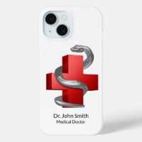 Zilveren slang Rode Medisch Kruis Symbool