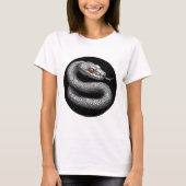 Zilveren slang t-shirt (Voorkant)