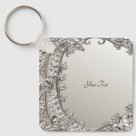 Zilveren  Sleutelhanger (Voorkant)