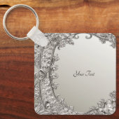 Zilveren  Sleutelhanger (Voorkant)