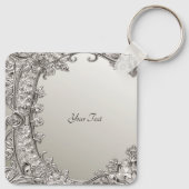 Zilveren  Sleutelhanger (Achterkant)