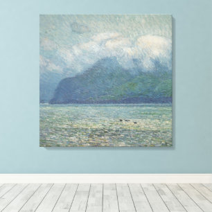 Zilveren sluier en Gouden Poort door Childe Hassam Canvas Afdruk