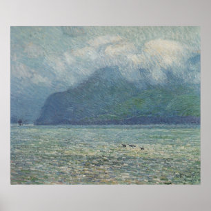 Zilveren sluier en Gouden Poort door Childe Hassam Poster