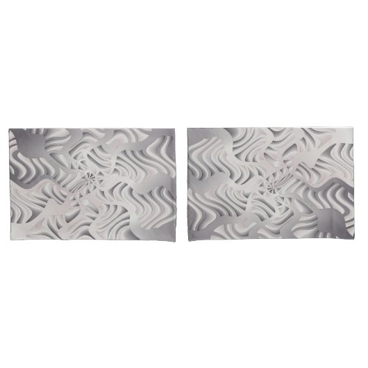 zilveren sneeuwvlok kussensloop (Voorkant-Set)