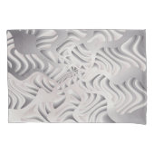 zilveren sneeuwvlok kussensloop (Voorkant-Links)